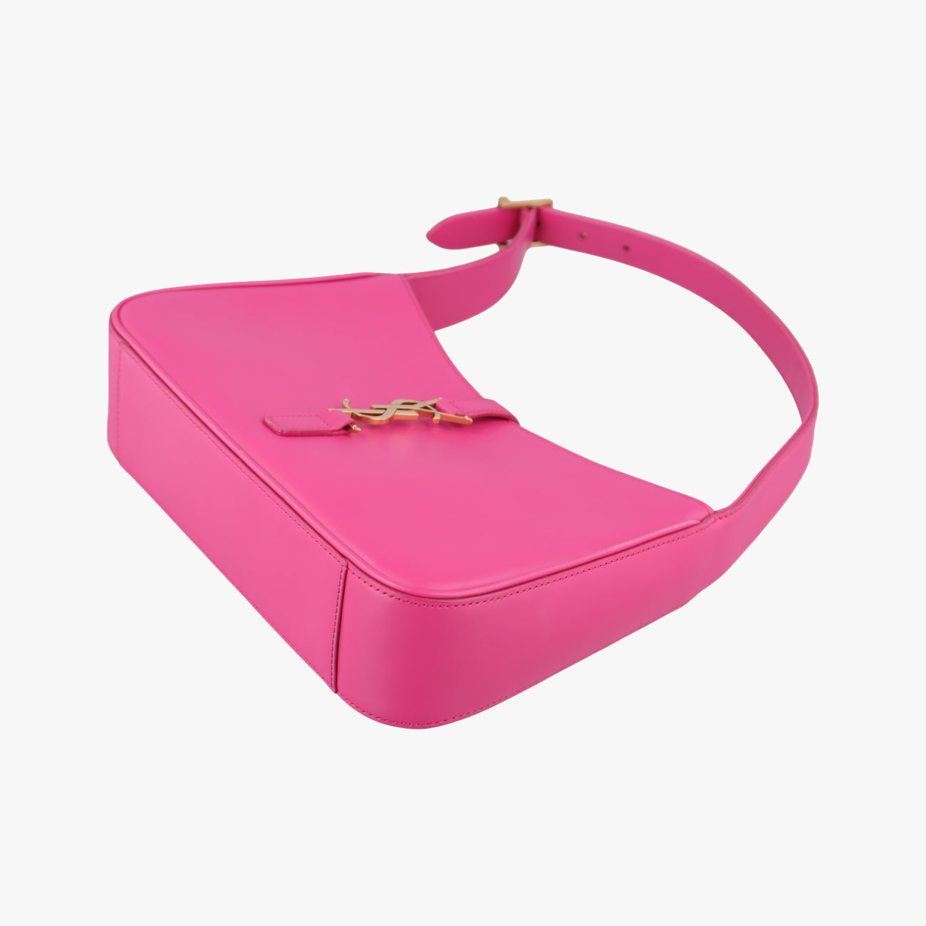 LE 5 À 7Mini Hobo Rose red Leather PLB657228.0122