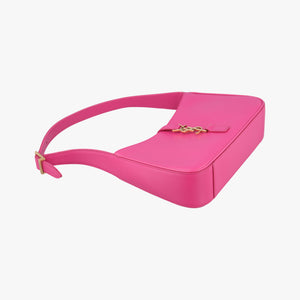 LE 5 À 7Mini Hobo Rose red Leather PLB657228.0122