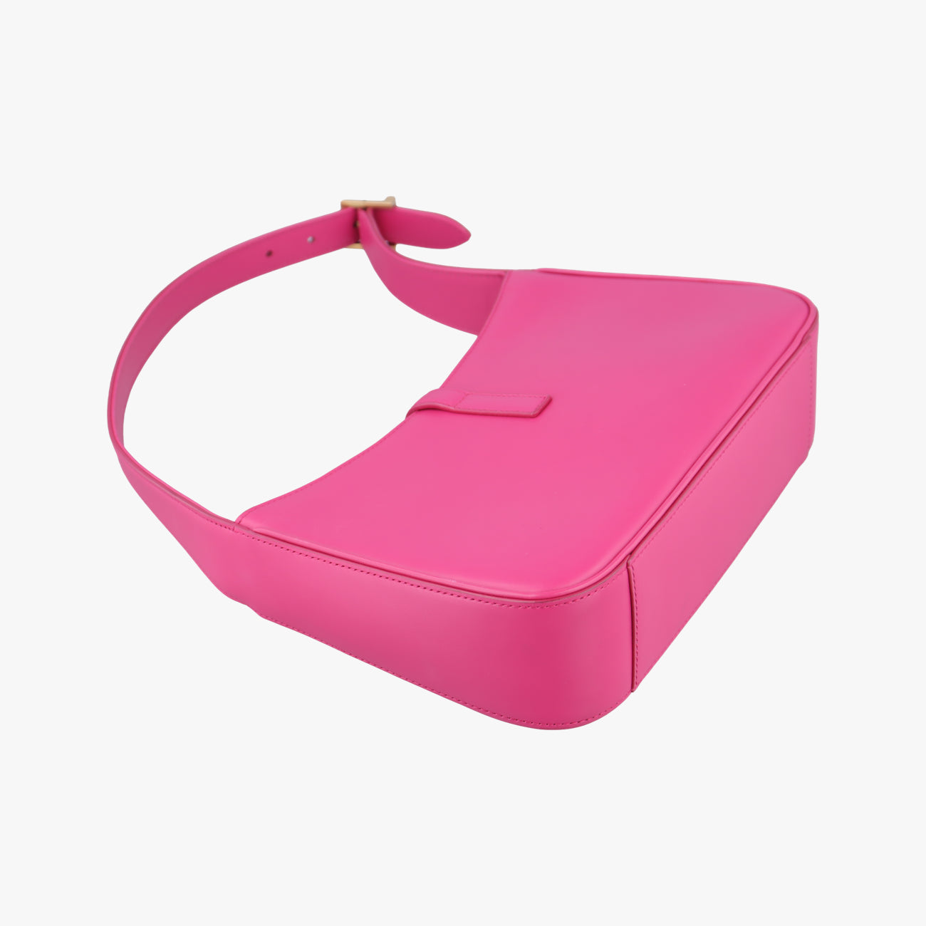 LE 5 À 7Mini Hobo Rose red Leather PLB657228.0122