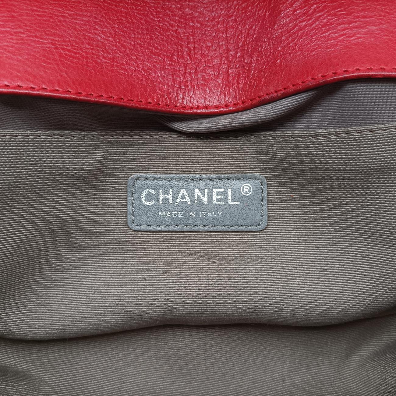 BOY CHANEL Red Leather 18893037