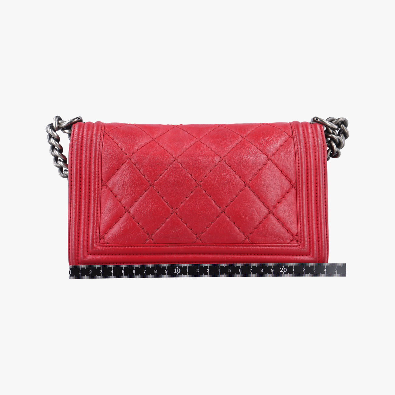 BOY CHANEL Red Leather 18893037