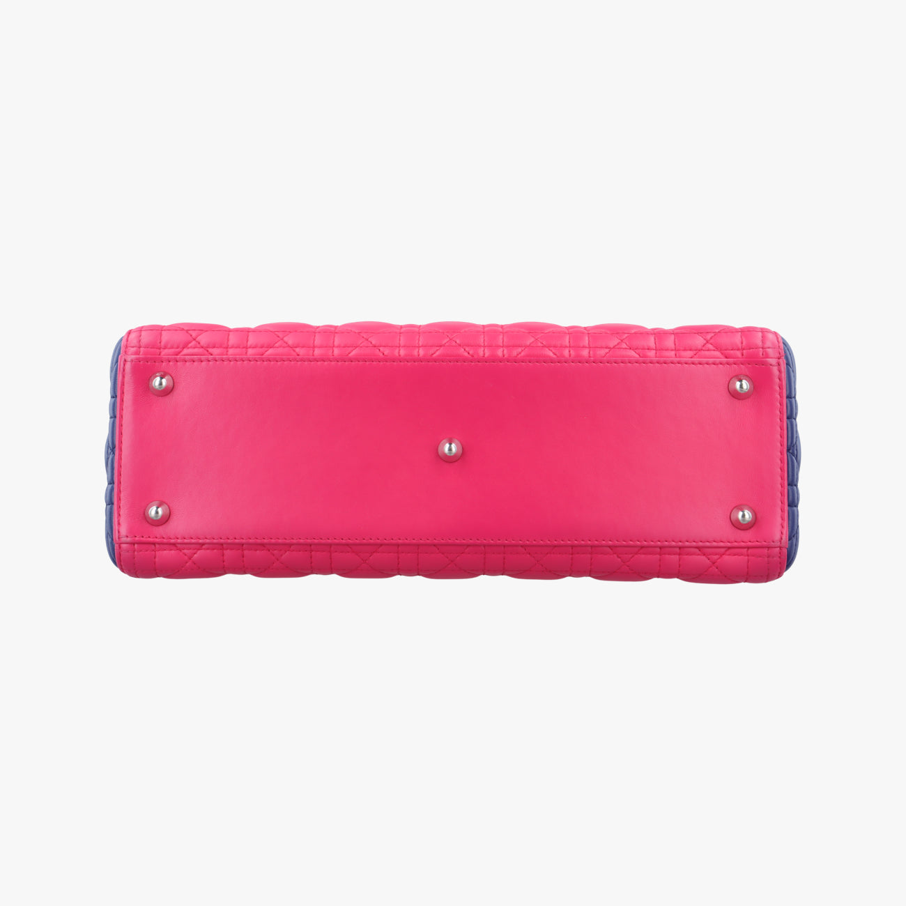 Lady Dior Rose Red x Yellow x Blue lambskin 15-BO-1103