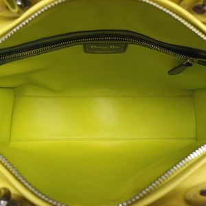 Lady Dior Rose Red x Yellow x Blue lambskin 15-BO-1103