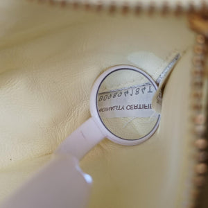 Padded CASSETTE Yellow lambskin B09894184T