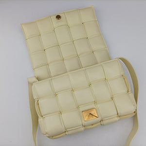 Padded CASSETTE Yellow lambskin B09894184T