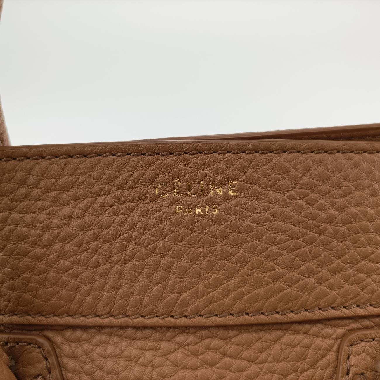 luggage mini shopper Brown Leather U-SA-0121 U-MM-0141