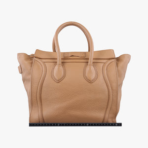 luggage mini shopper Brown Leather U-SA-0121 U-MM-0141