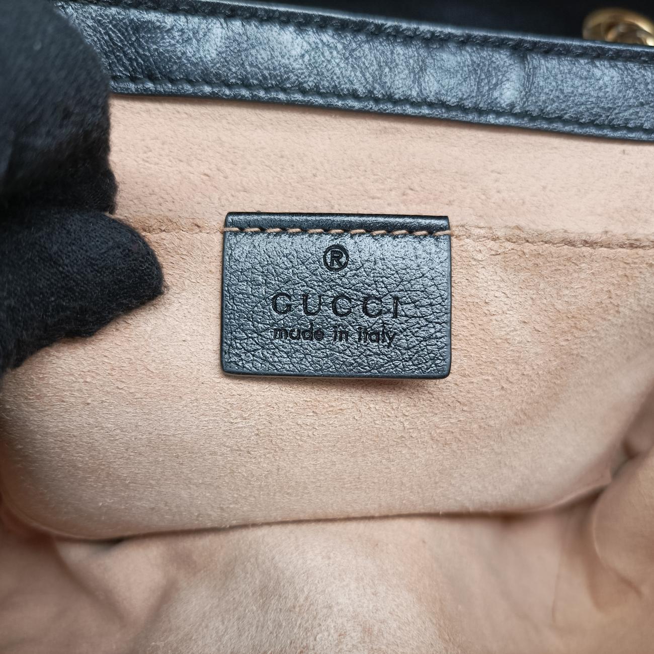 GG Marmont Beige x Black x Red Leather A028870102