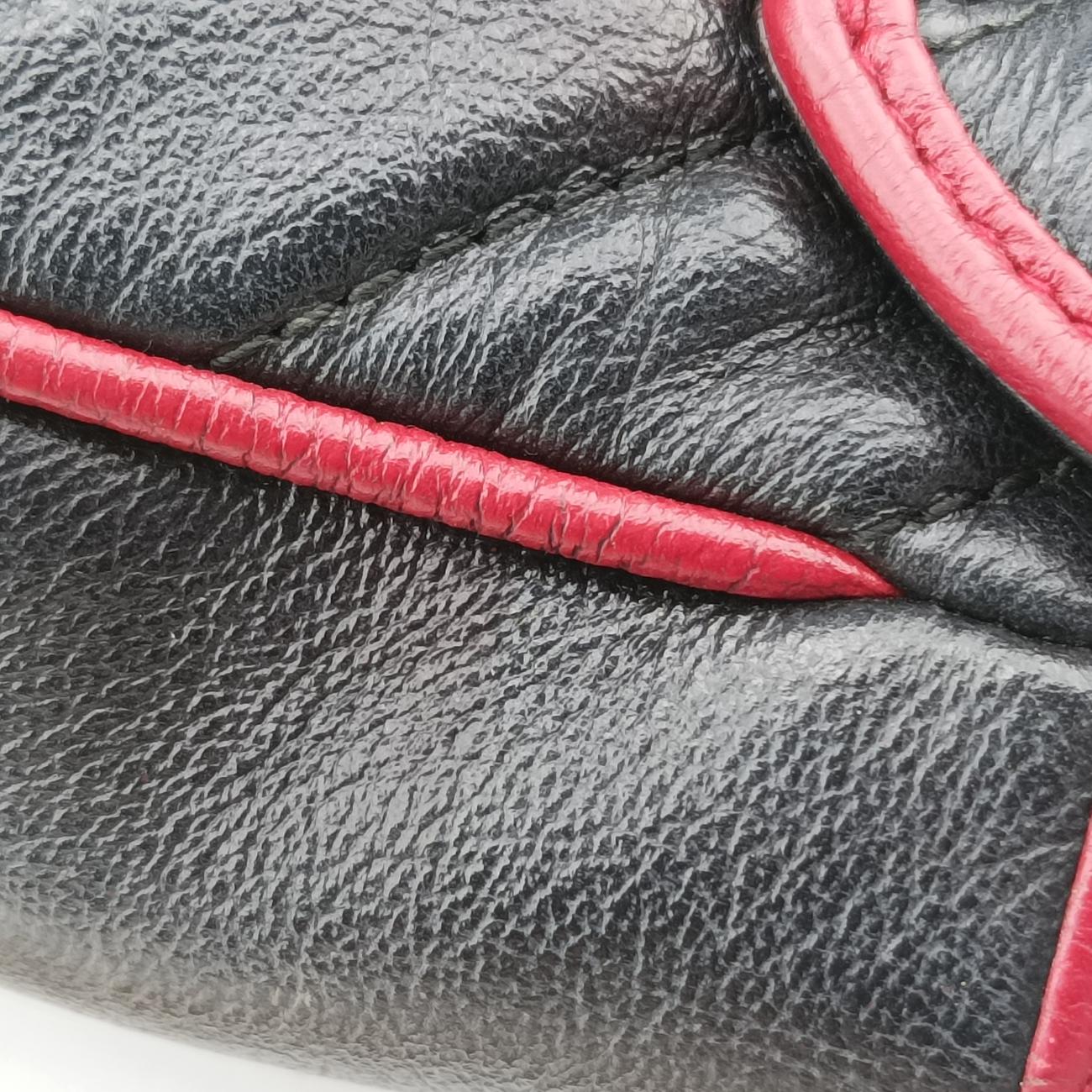 GG Marmont Beige x Black x Red Leather A028870102