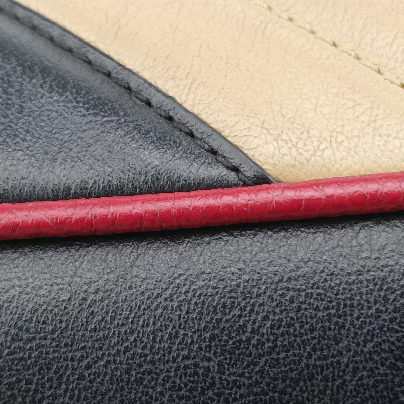 GG Marmont Beige x Black x Red Leather A028870102