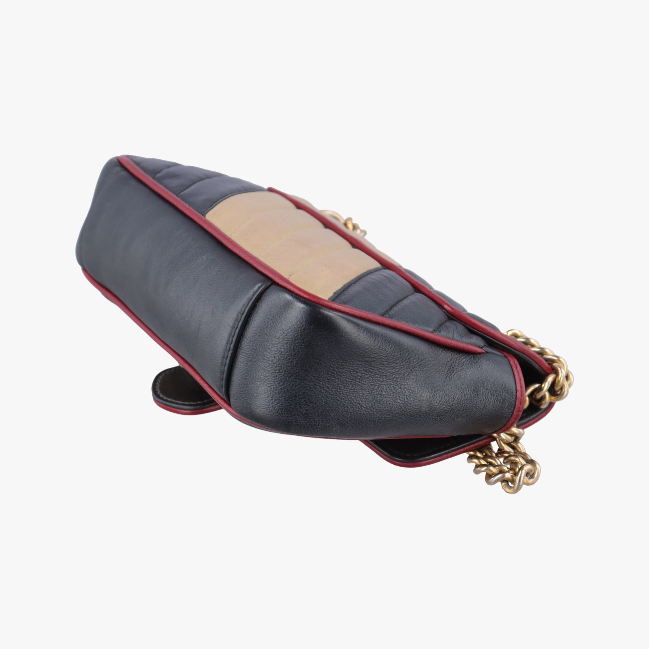 GG Marmont Beige x Black x Red Leather A028870102
