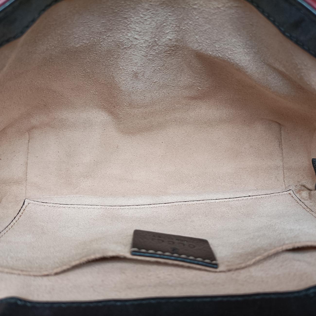 GG Marmont Beige x Black x Red Leather A028870102