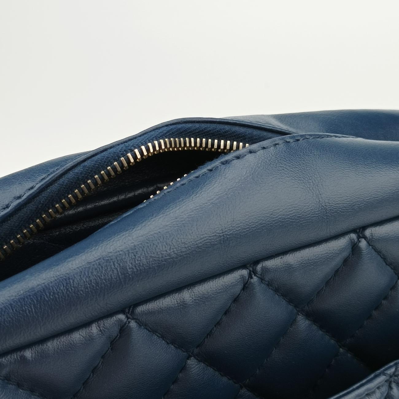 2.55 Matelasse Blue lambskin 12893457