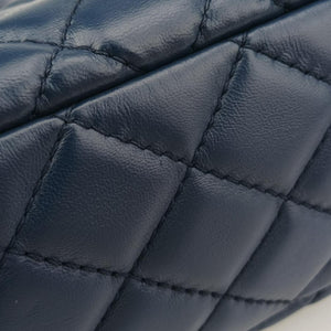 2.55 Matelasse Blue lambskin 12893457