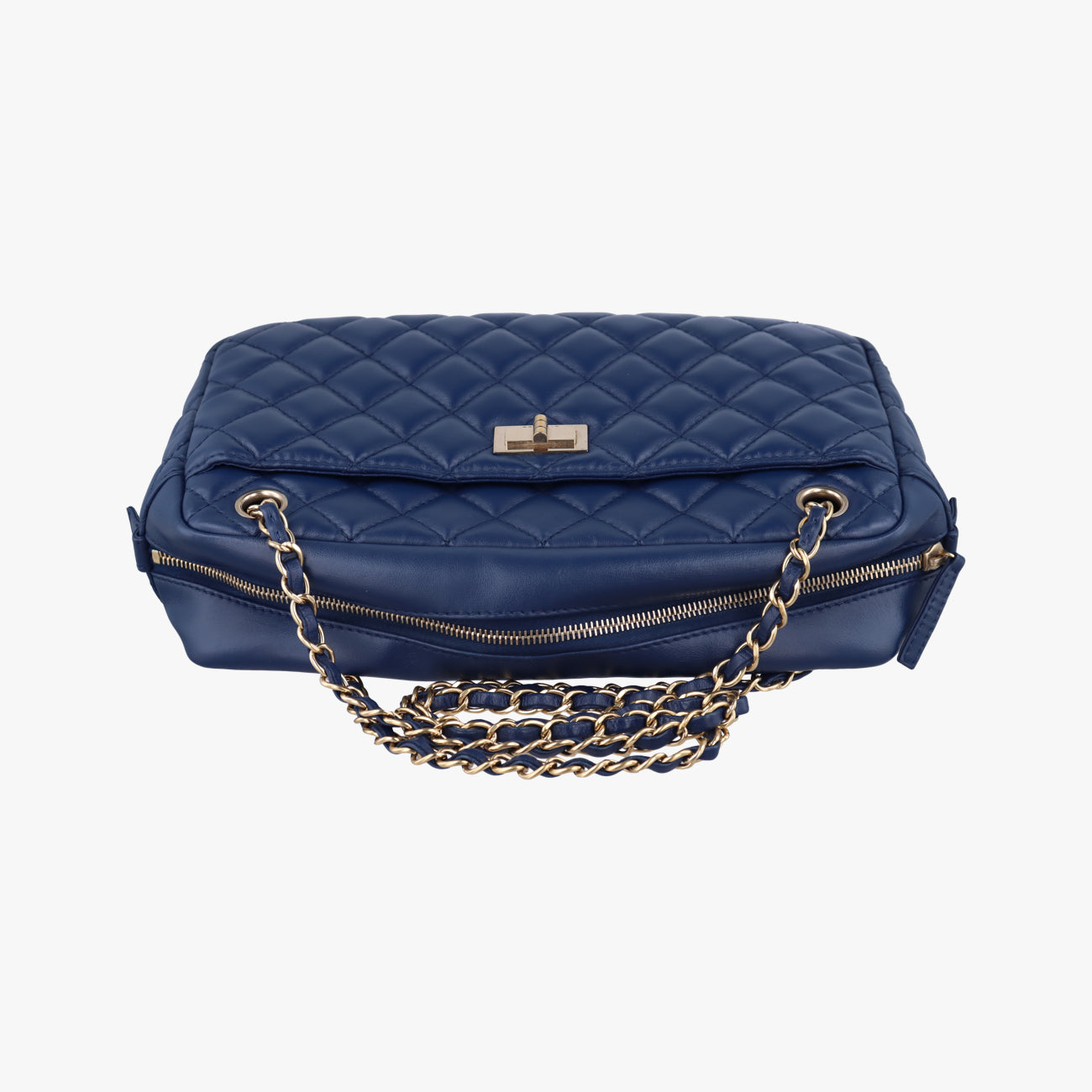 2.55 Matelasse Blue lambskin 12893457
