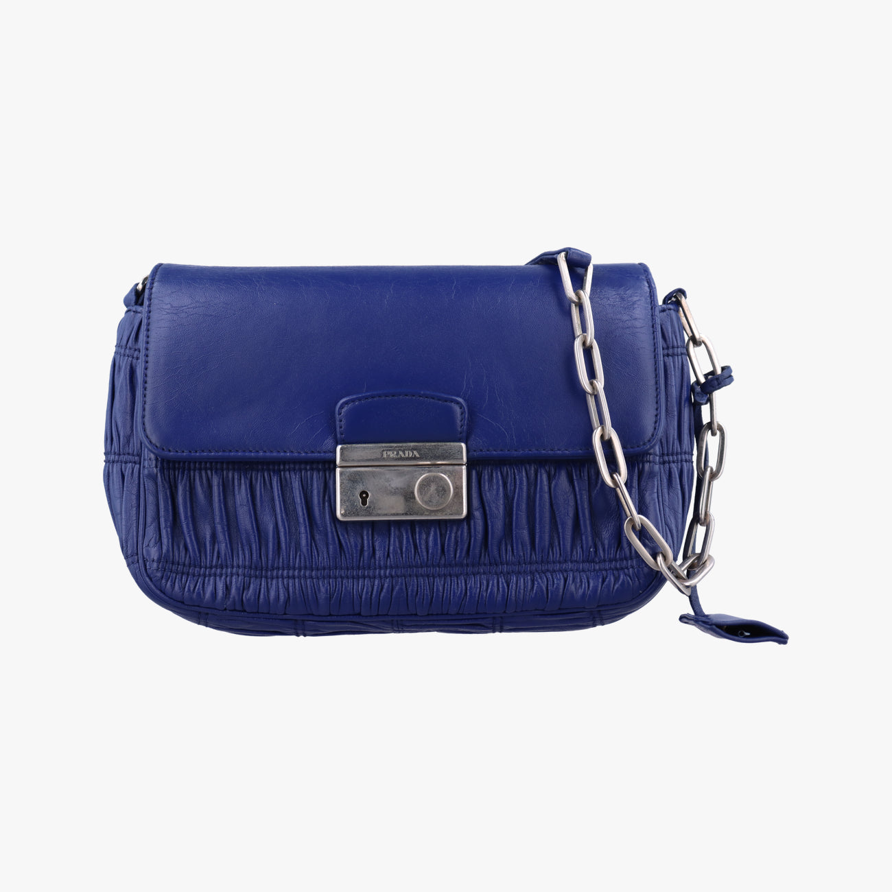 Nappa Gaufrette Blue Leather 113