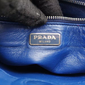 Nappa Gaufrette Blue Leather 113