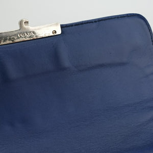 Nappa Gaufrette Blue Leather 113
