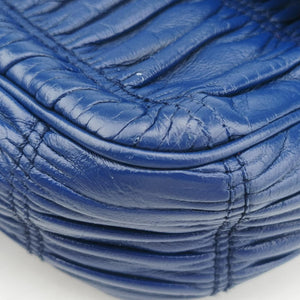 Nappa Gaufrette Blue Leather 113