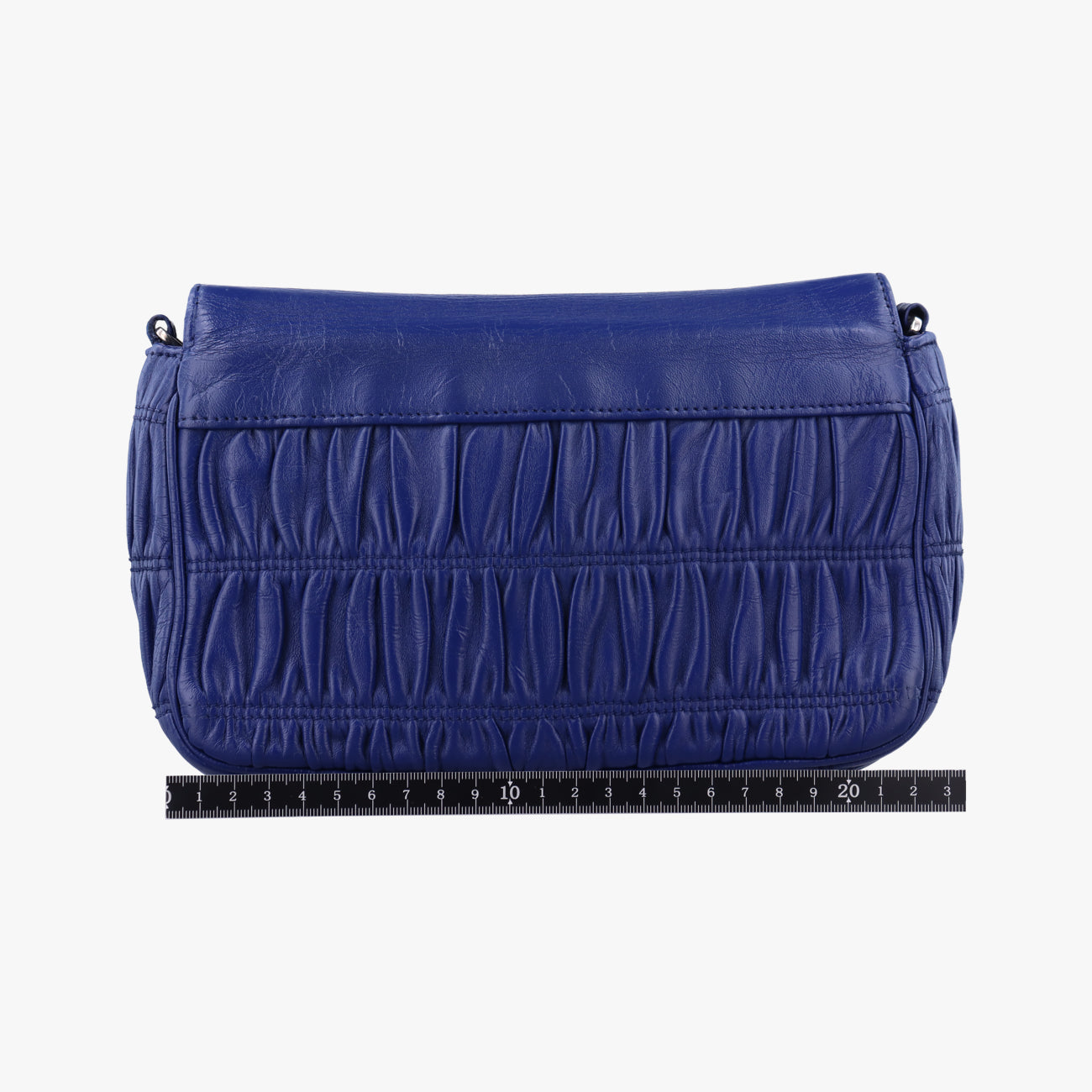 Nappa Gaufrette Blue Leather 113