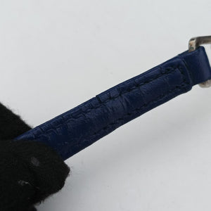 Nappa Gaufrette Blue Leather 113
