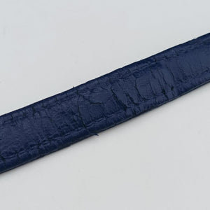 Nappa Gaufrette Blue Leather 113