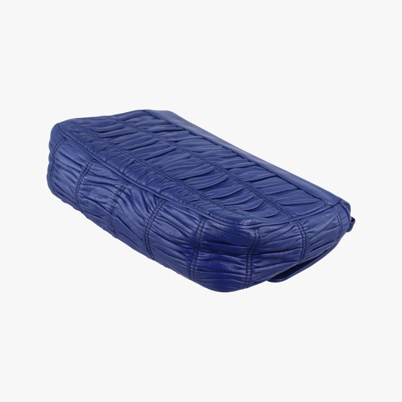 Nappa Gaufrette Blue Leather 113