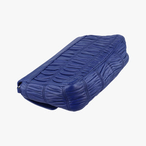 Nappa Gaufrette Blue Leather 113