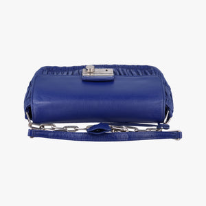 Nappa Gaufrette Blue Leather 113