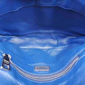 Nappa Gaufrette Blue Leather 113