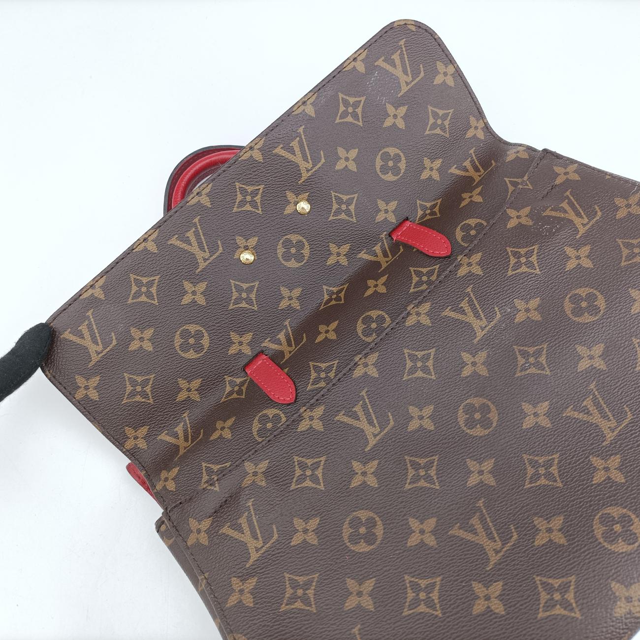 Vénus brown×CERISE Monogram Canvas×calf leather BA1197