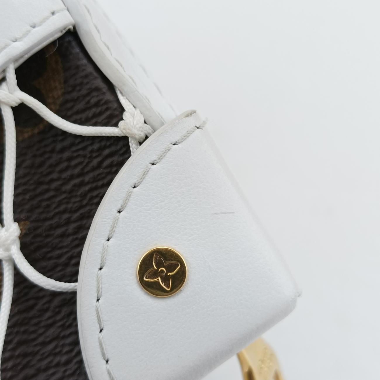 Soft Trunk Phone Box Brown x White Monogram Reverse Canvas TJ4240 ICチップ