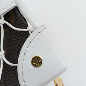 Soft Trunk Phone Box Brown x White Monogram Reverse Canvas TJ4240 ICチップ