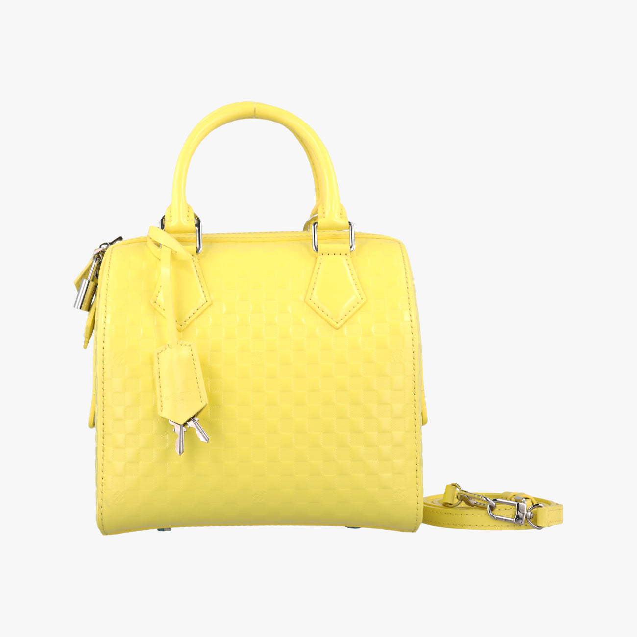 SPEEDY CUBE PM JAUNE Damier Facets FL0188