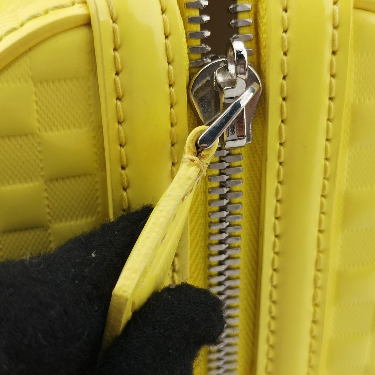 SPEEDY CUBE PM JAUNE Damier Facets FL0188
