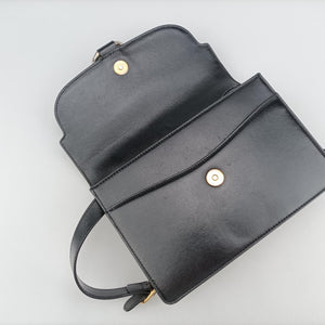 GG Ring GG Marmont Black Leather B029955416