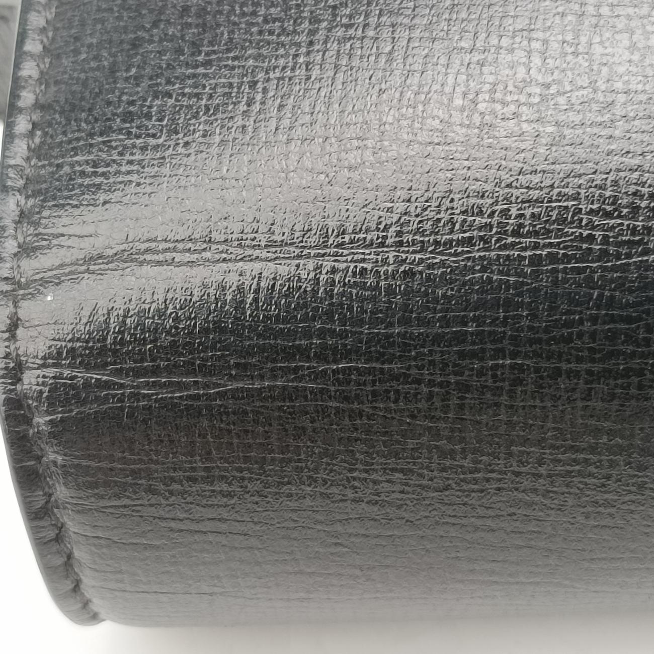 GG Ring GG Marmont Black Leather B029955416
