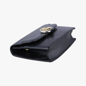 GG Ring GG Marmont Black Leather B029955416
