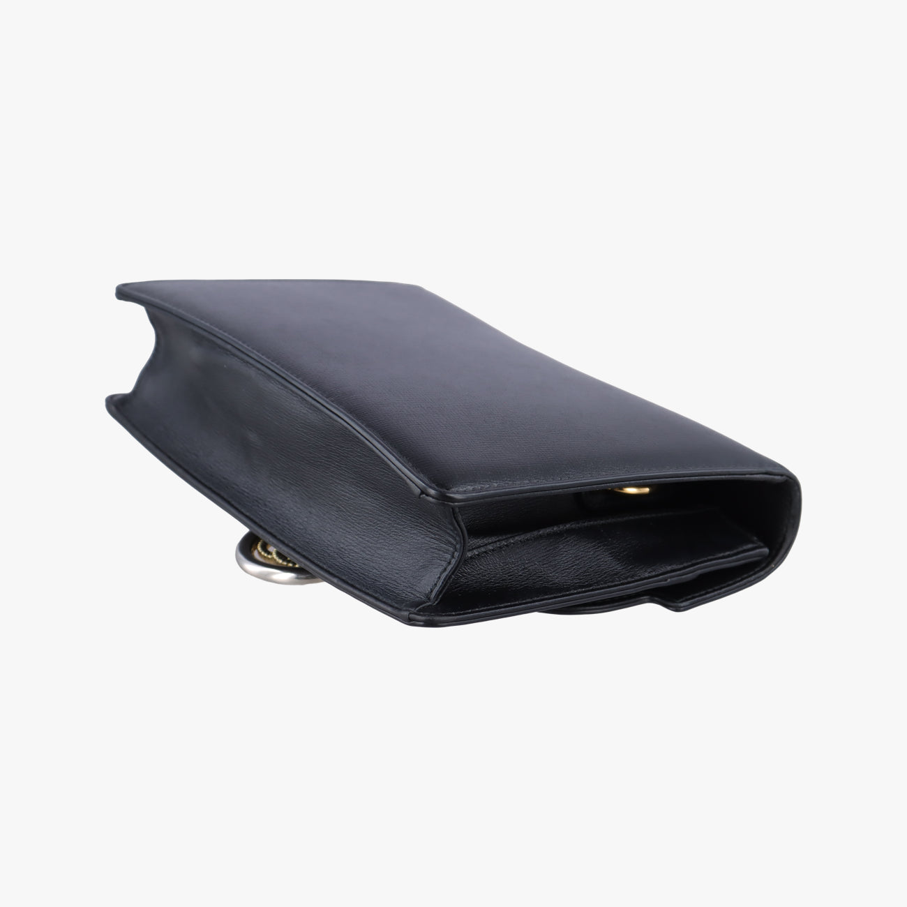 GG Ring GG Marmont Black Leather B029955416