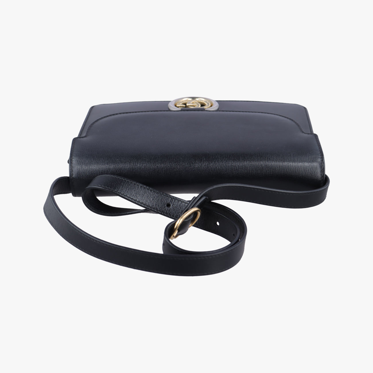 GG Ring GG Marmont Black Leather B029955416