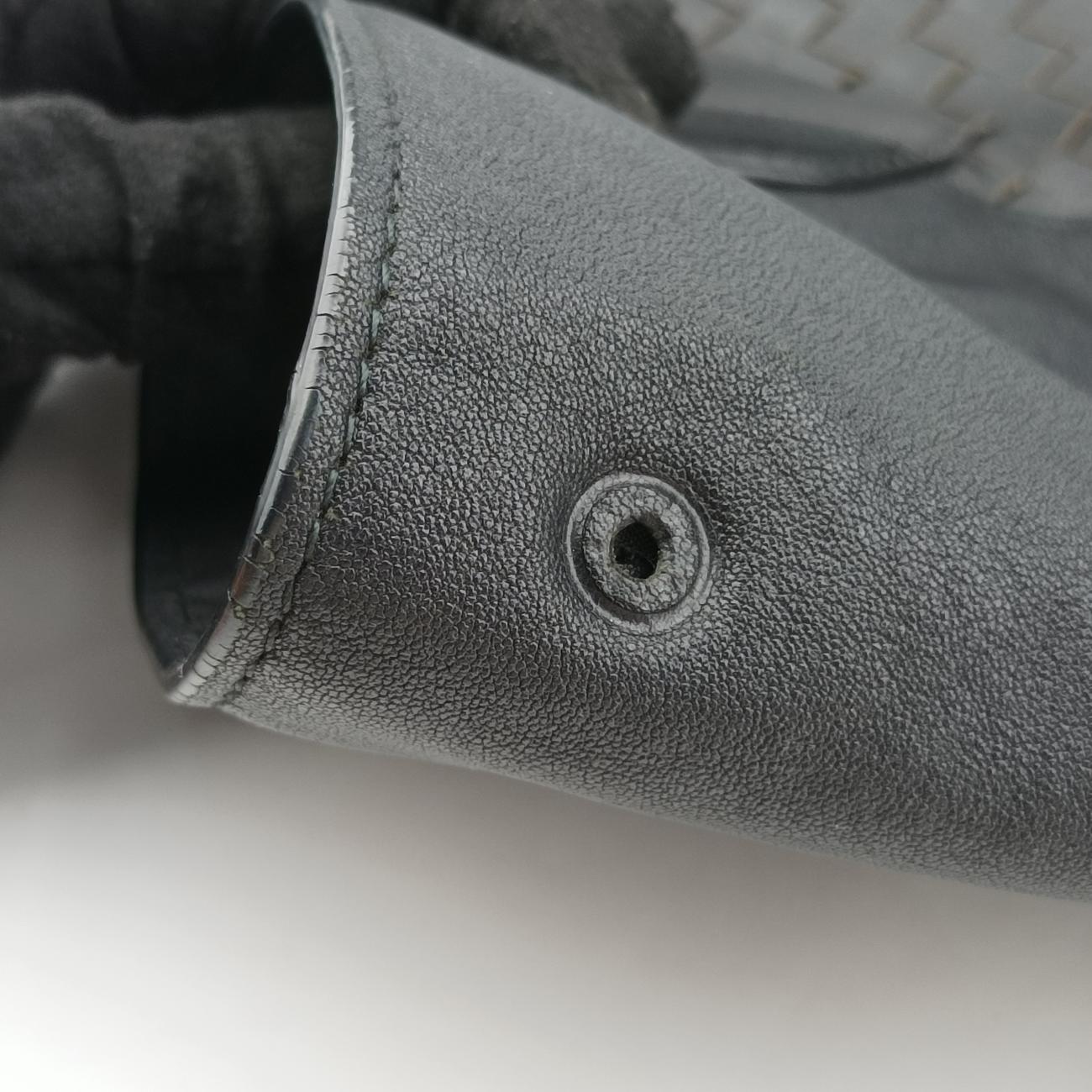 Intrecciato Black×Gray Lambskin B03520022Z
