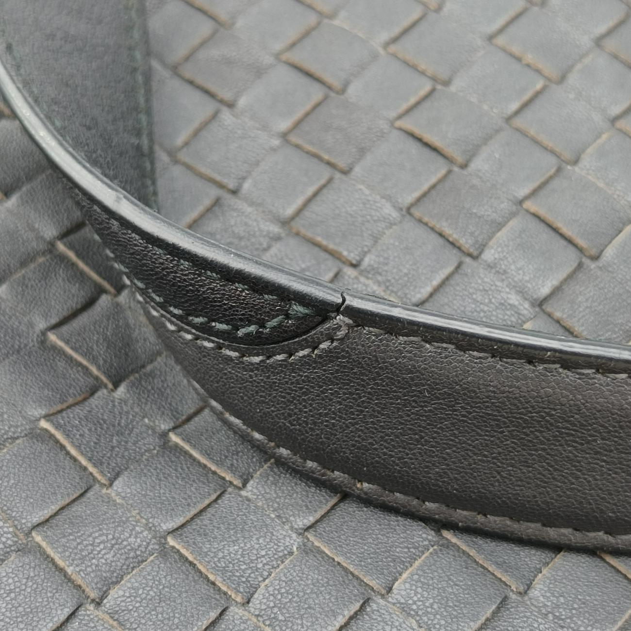 Intrecciato Black×Gray Lambskin B03520022Z