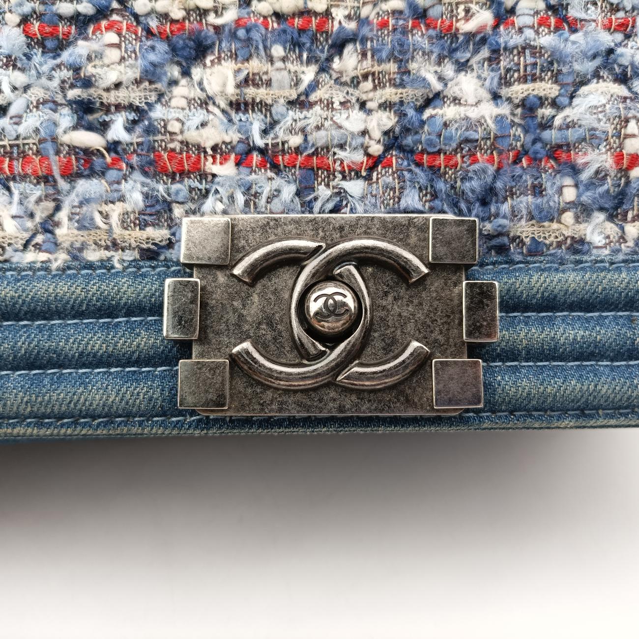 BOY CHANEL blue×Multicolour denim 19106227