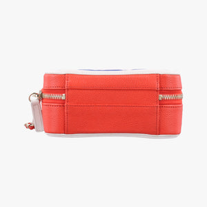 Filigree Vanity Case Blue x Red x White Caviar Leather 26940738