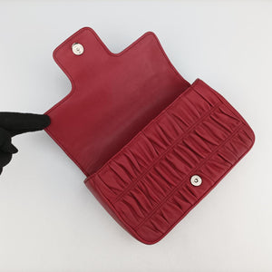 Nappa Gaufre Red lambskin 197