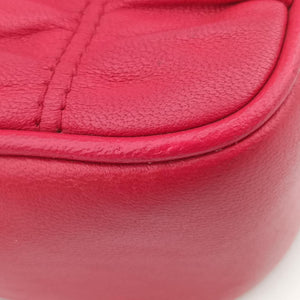 Nappa Gaufre Red lambskin 197