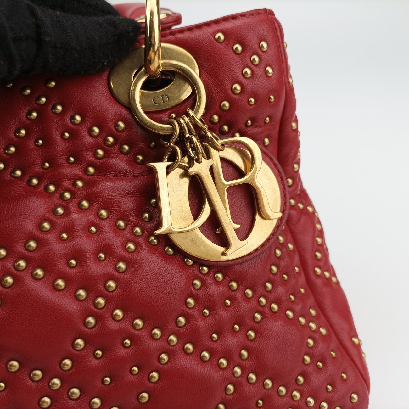Lady Dior Red lambskin 16-BO-0127