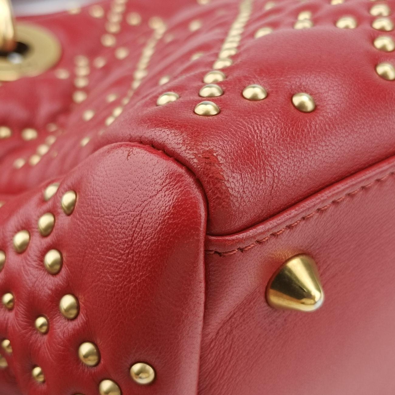 Lady Dior Red lambskin 16-BO-0127