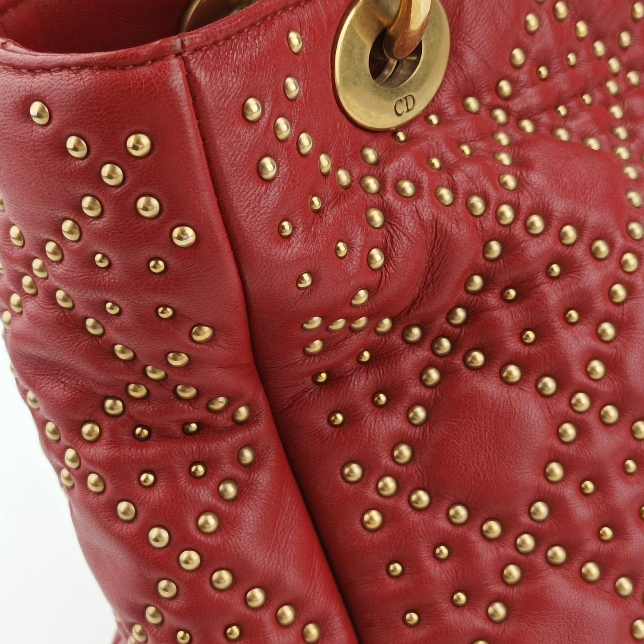 Lady Dior Red lambskin 16-BO-0127