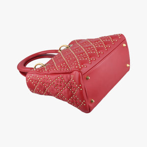 Lady Dior Red lambskin 16-BO-0127